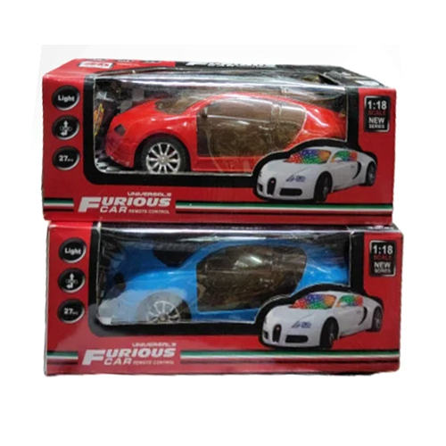 Remote Control Fast Car With 3D Lights Two Functions - Color: Multicolor