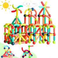Magnetic Building Sticks Blocks Kids Toys