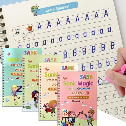Sank Magic Practice Copybook - Binding: Spiral Bound