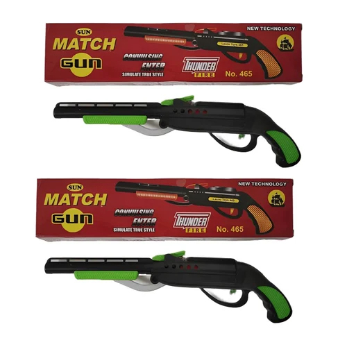Diwali Fun Toy Gun Machis Gun - Color: Multicolor