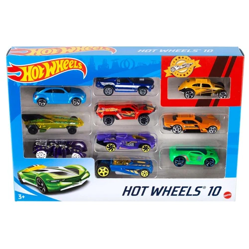 Hot Wheels Car Set Pack Of 10 - Age Group: 5-7 Yrs