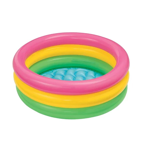 2Ft Multicolor Baby Inflatable Bath Tub - Feature: Durable