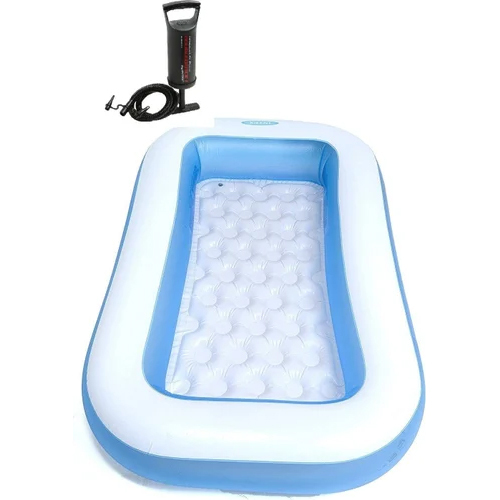 5.5feet Portable Inflatable & Foldable Kids Swimming Pool With Air Pump