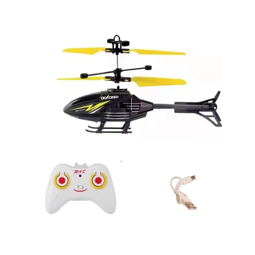Plastic Helicopter Remote Control Helicopter - Color: Black