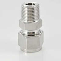 Ferrule Tube Fittings - Color: Silver