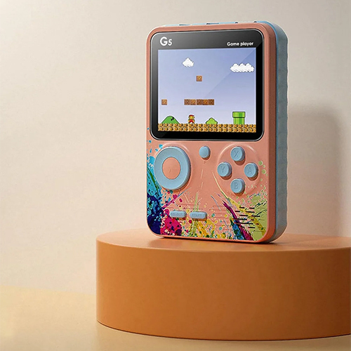 G5 500 In 1 Retro Game Box Only For 1 Player, Handheld Classical Game Pad Can Play On Tv - Age Group: 5 Year Plus