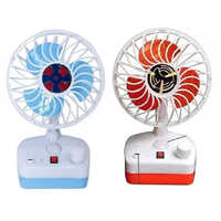 High Speed Powerful Rechargeable Table Fan - Blade Material: Plastic