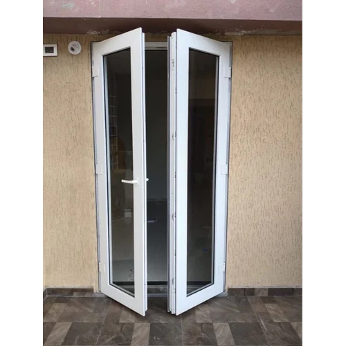 Upvc Casement Door - Color: White