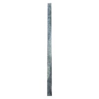 Gi Gutter Flat Channel - Color: Silver