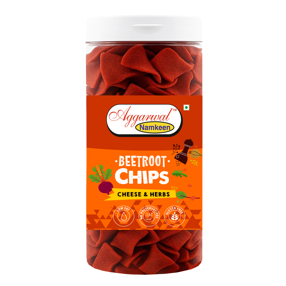 Beetroot Cheese & Herbs Chips