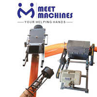 2 Hp Single Phase Flexible  Screw Pvc Hose Pipe Conveyor Machine - Color: Grey Paint Coated