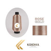 Rose Gold Imitation Zari Thread