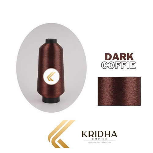 Dark Coffee Imitation Zari Thread
