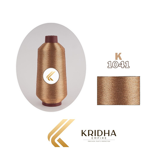 K-1041 Imitation Zari Thread - Color: Golden