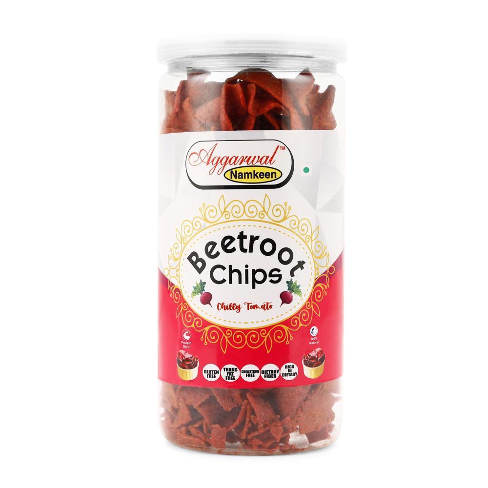 Beetroot Chilly Tomato Chips - Shelf Life: 4 Months
