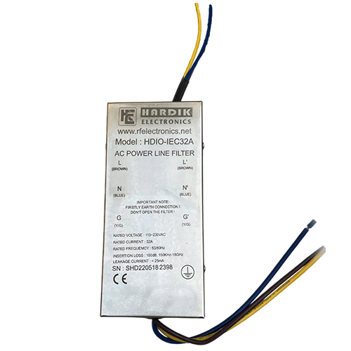 32A Power Line Filter for Shielded Box
