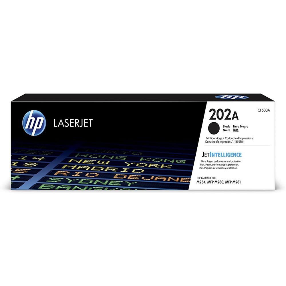 HP 202A Black Toner Cartridge CF500A