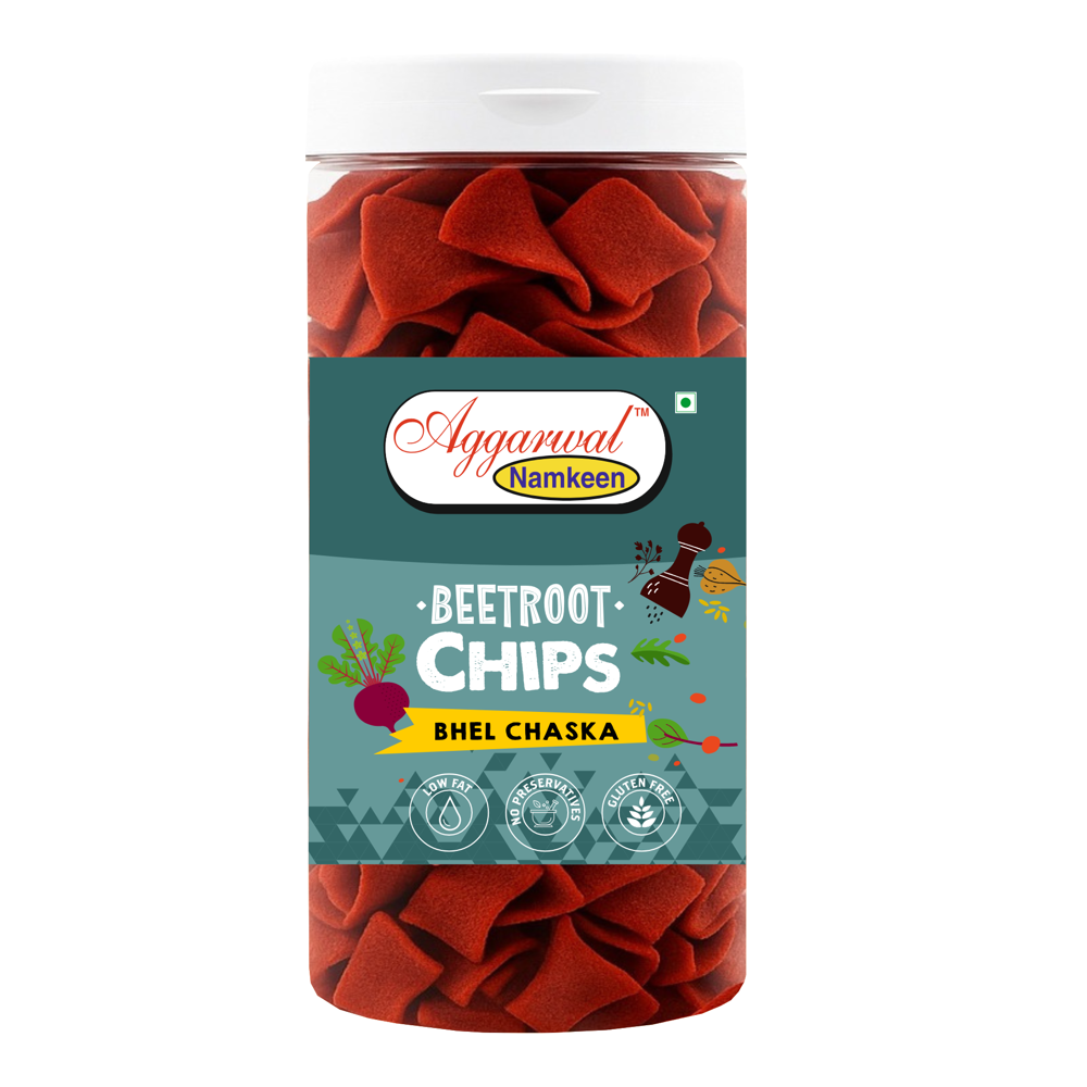 Beetroot Bhel Chaska Chips - Feature: Tasty & Healthy Snacks