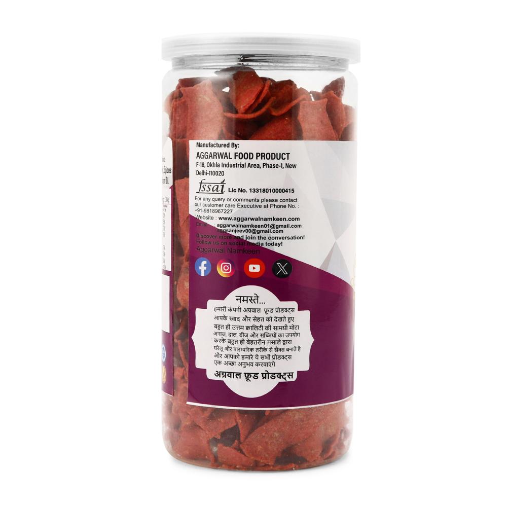 Beetroot Bhel Chaska Chips
