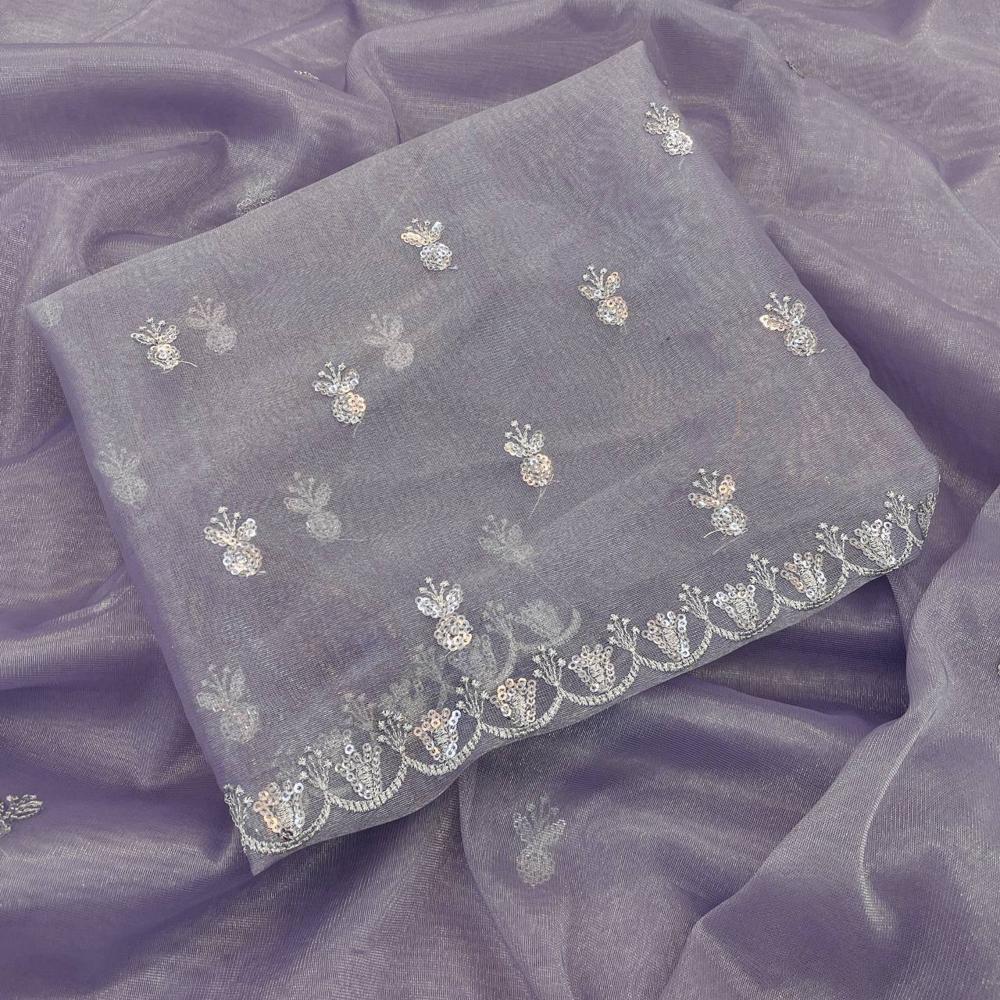 Twil Net Fabric Saree