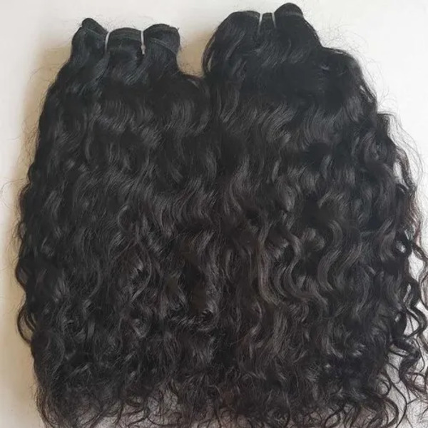 Black Unprocessed Natural Remy  Curly Human Weft and Bundle Hair , 8 to 32 Inches