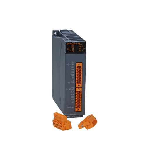 Mitsubishi Qj71c24n-r4 Plc - Color: Black