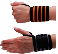 Gym Wrist Band (progrip Elastic Wrist Wraps With Thumb Loop Aca A  Low & High Support Variants) - Age Group: Adults