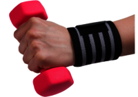 Gym Wrist Band (ProGrip Elastic Wrist Wraps with Thumb Loop  Low & High Support Variants)