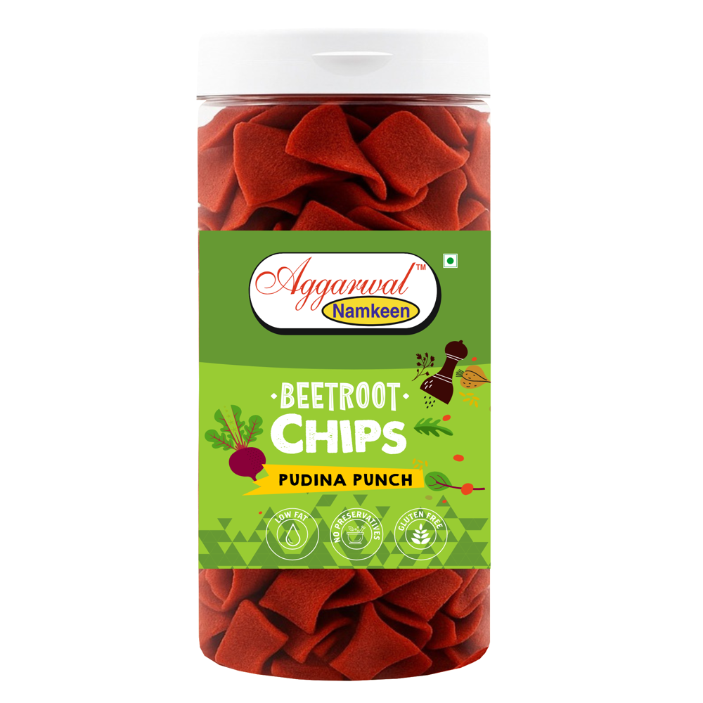 Beetroot Mint Chips - Feature: Tasty & Healthy Snacks
