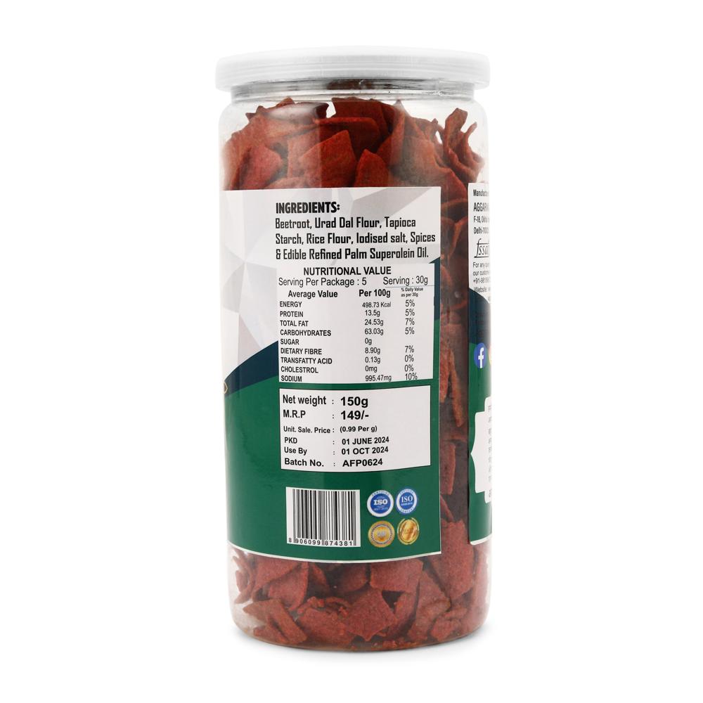 Beetroot Mint Chips