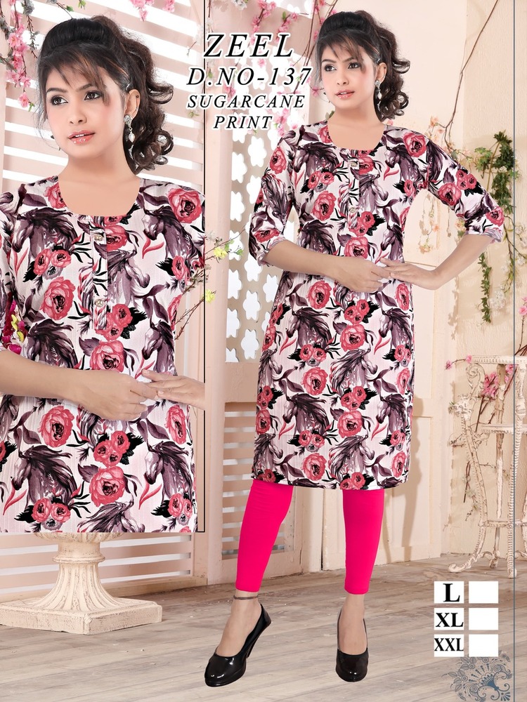 Popcorn Kurti - Bust Size: 44 Inch (In)