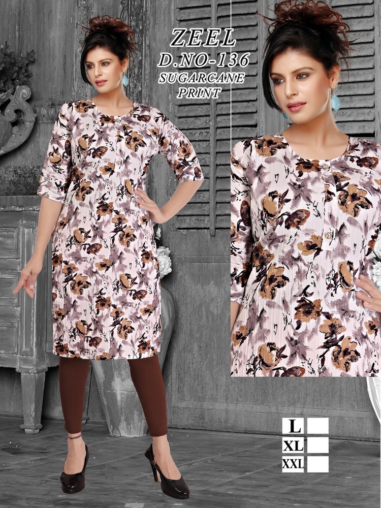 Popcorn Kurti - Bust Size: 44 Inch (In)