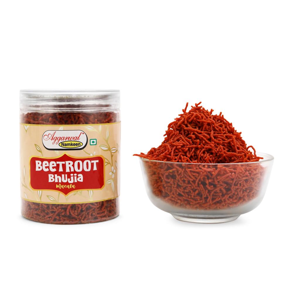 Beetroot Masala Bhujiya