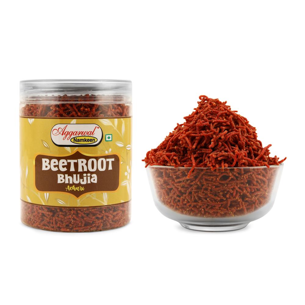Beetroot Achari Bhujiya - Feature: No Artificial Colors Or Flavors