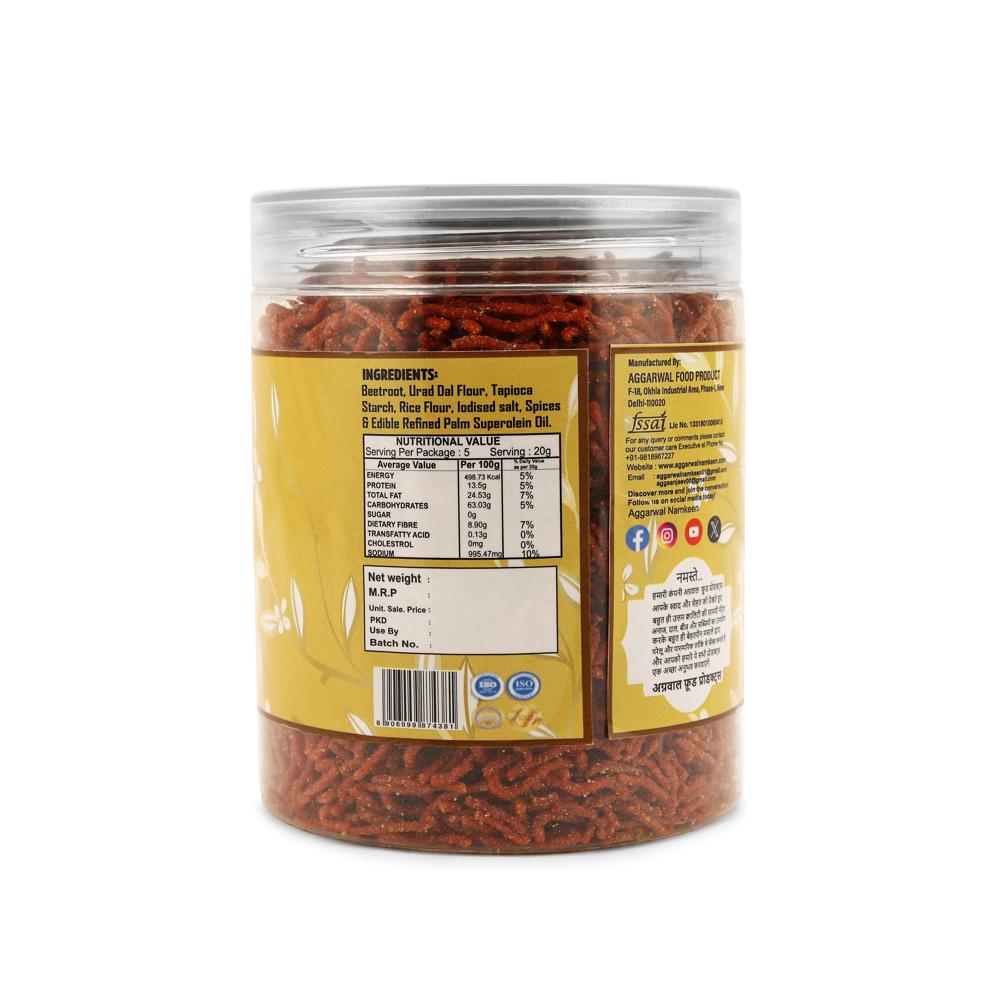 Beetroot Achari Bhujiya - Feature: No Artificial Colors Or Flavors