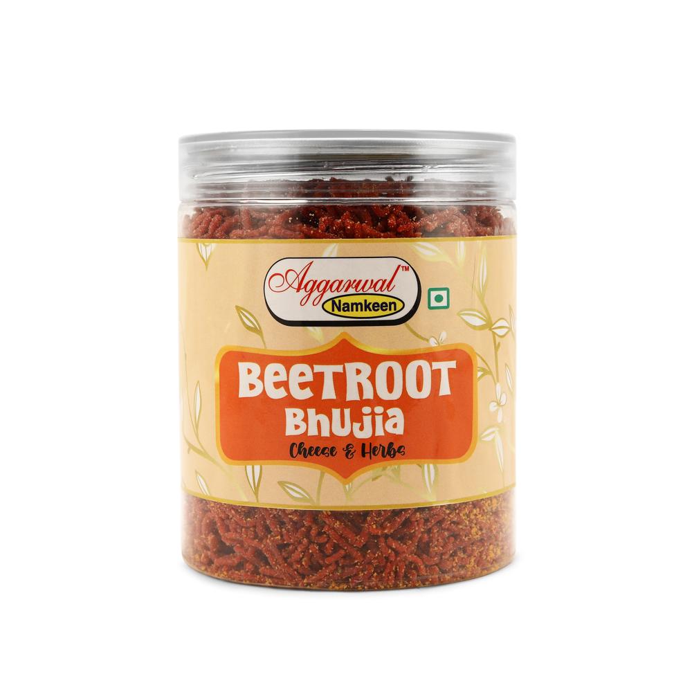 Beetroot Cheese & Herbs Bhujiya - Feature: No Artificial Colors Or Flavors