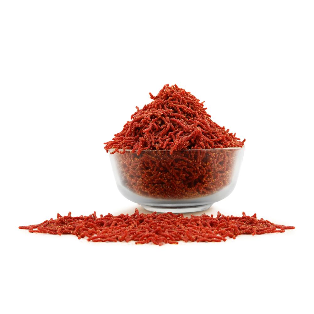 Beetroot Cheese & Herbs Bhujiya - Feature: No Artificial Colors Or Flavors