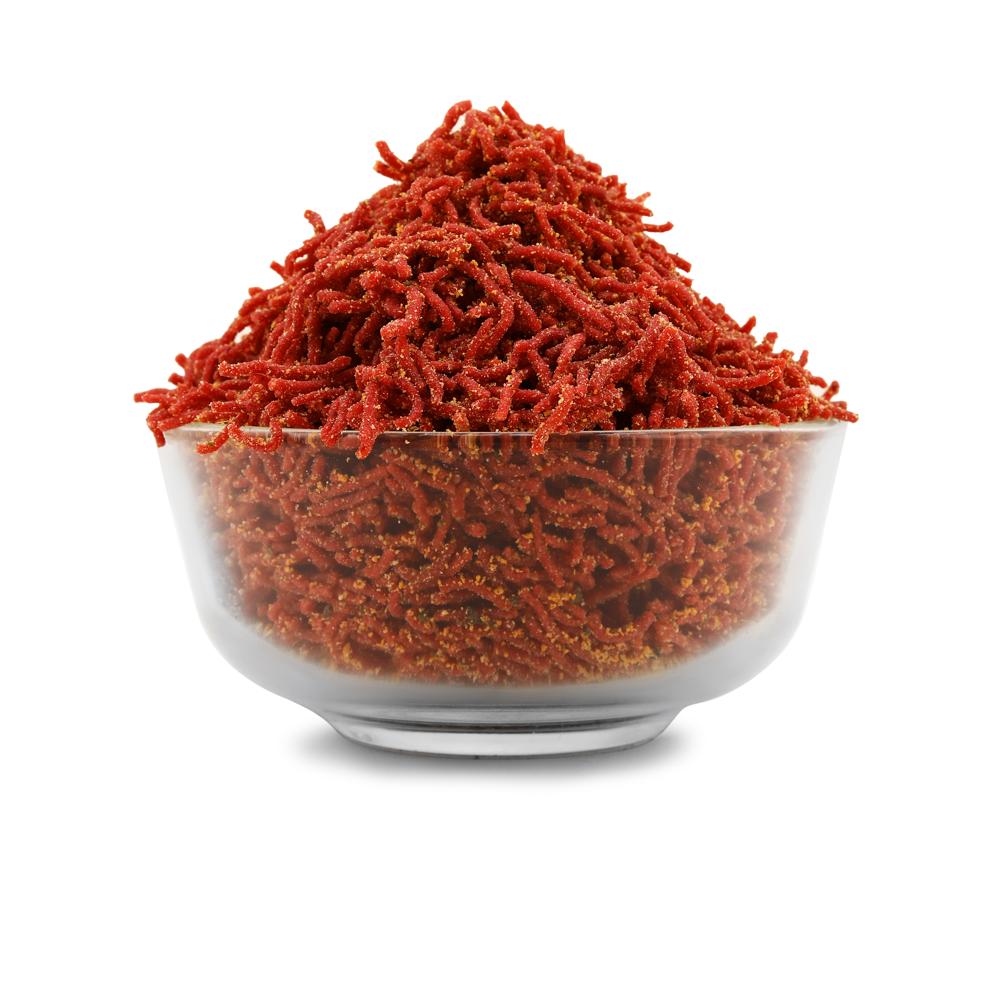 Beetroot Cheese & Herbs Bhujiya - Feature: No Artificial Colors Or Flavors