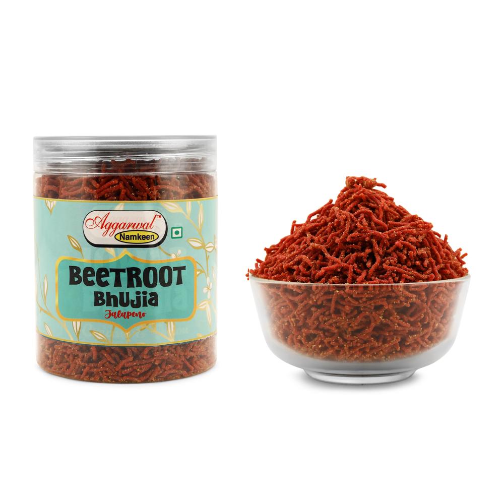 Beetroot Jalapeno Bhujiya - Feature: No Artificial Colors Or Flavors
