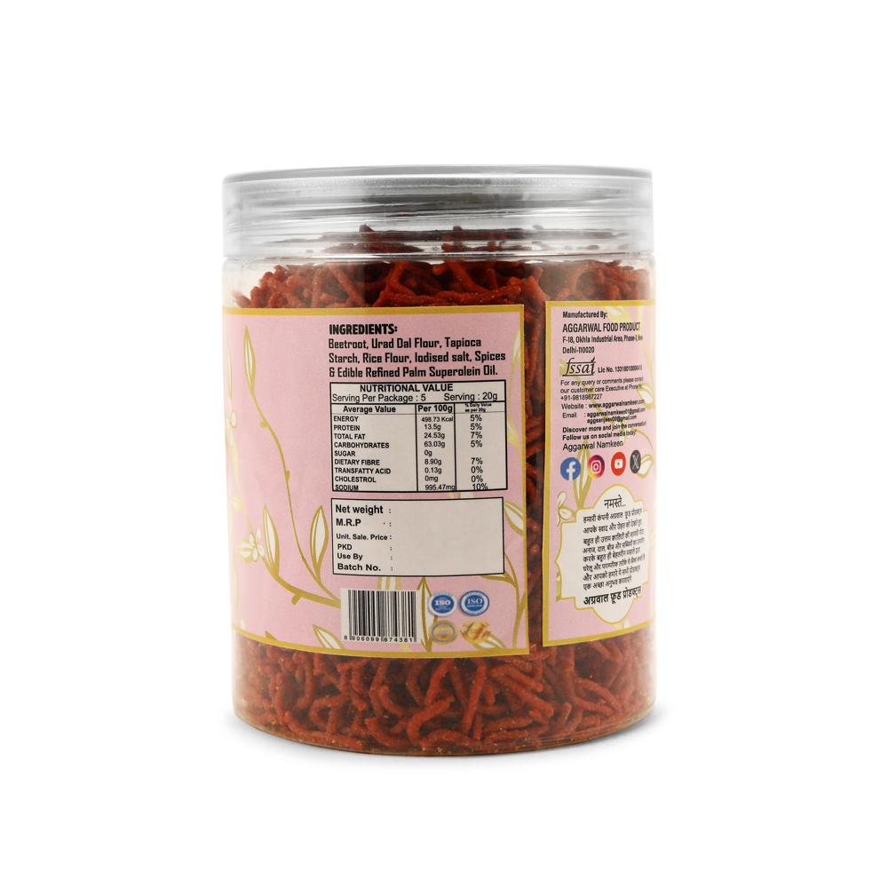 Beetroot Peri Peri Bhujiya