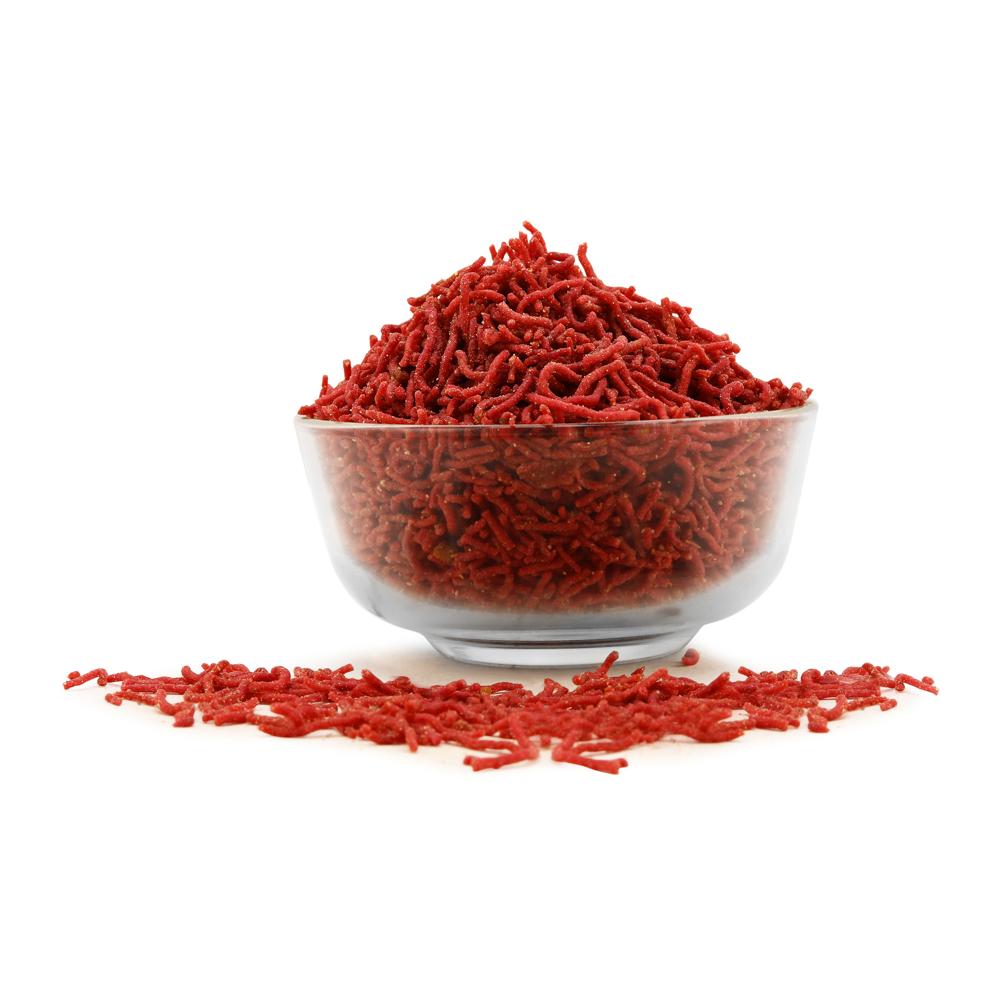 Beetroot Bhel Chaska Bhijiya