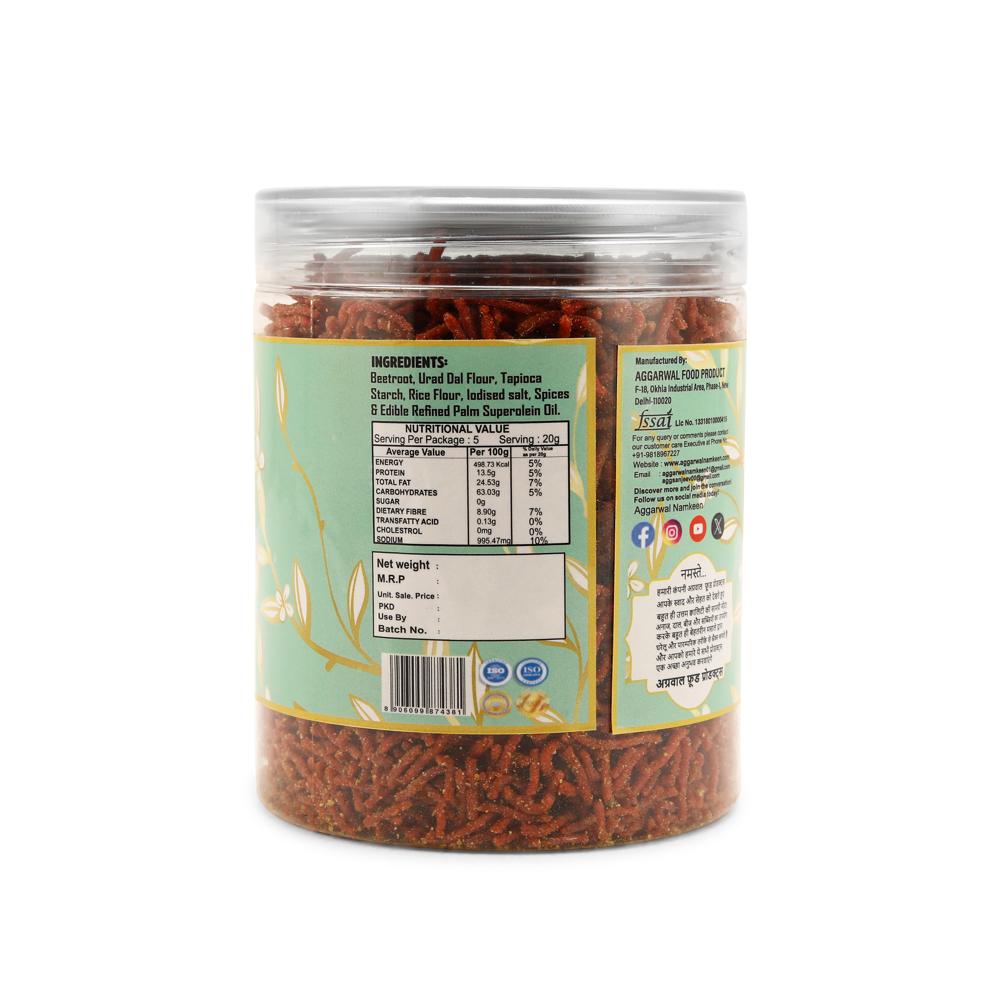 Beetroot Spice Trite Bhujiya - Feature: No Artificial Colors Or Flavors