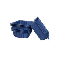 Plastic Mushroom Tray - Color: Blue