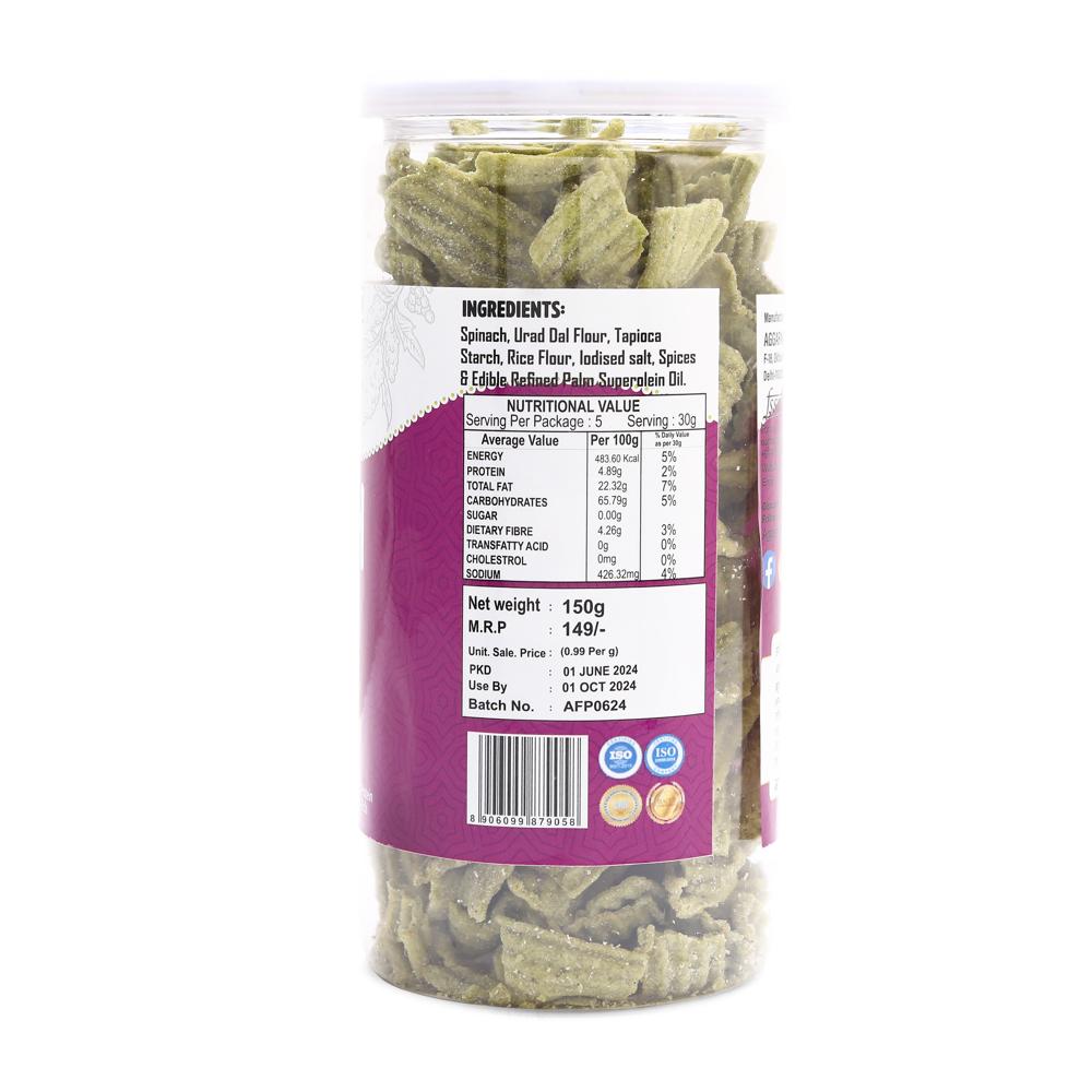 Palak Cream / Onion Chips