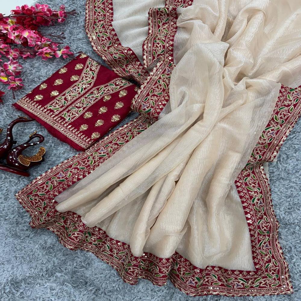 Twil Banarashi Saree