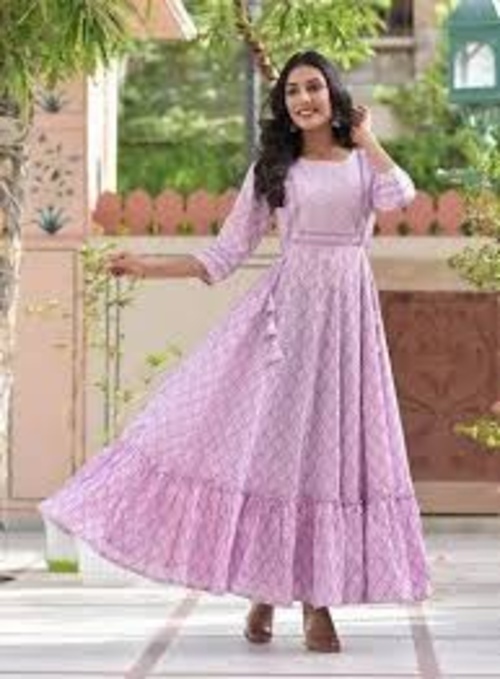 Women designer cotton gown