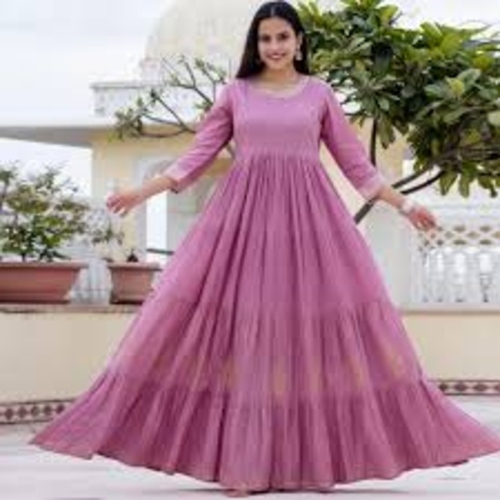 Women designer cotton gown