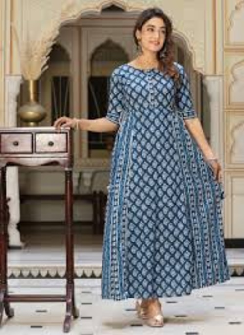 Women designer cotton gown