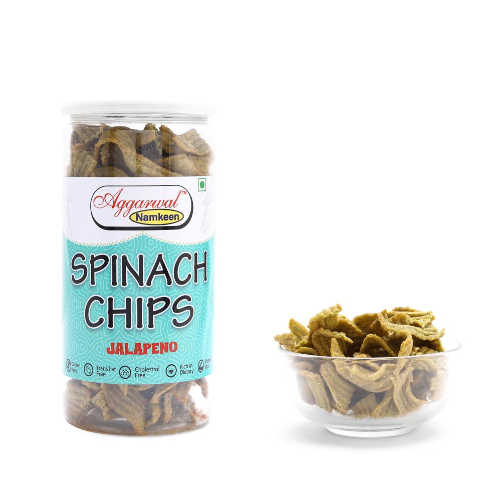 Palak Jalapeno  Chips - Feature: No Artificial Colors Or Flavors