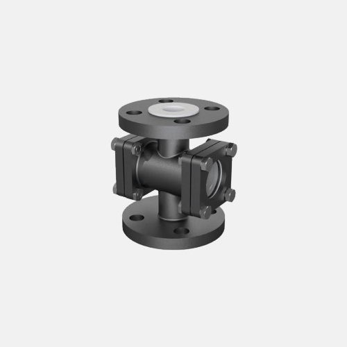 PTFE Lined Double Window Sight Flow Indicator